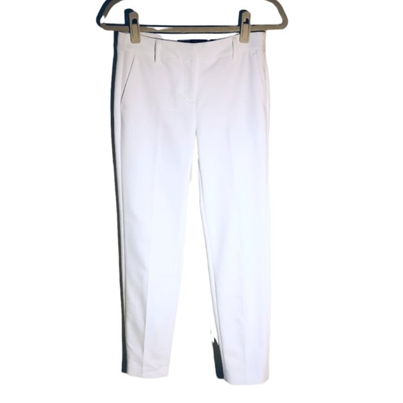 RW&CO white mid-rise slim fit ankle pants-size 0 - Picture 1 of 10